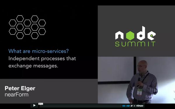 Video of Measuring Node.js Microservices