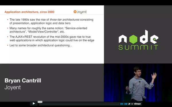 Video of Node.js and Containers: Dispatches from the Frontier